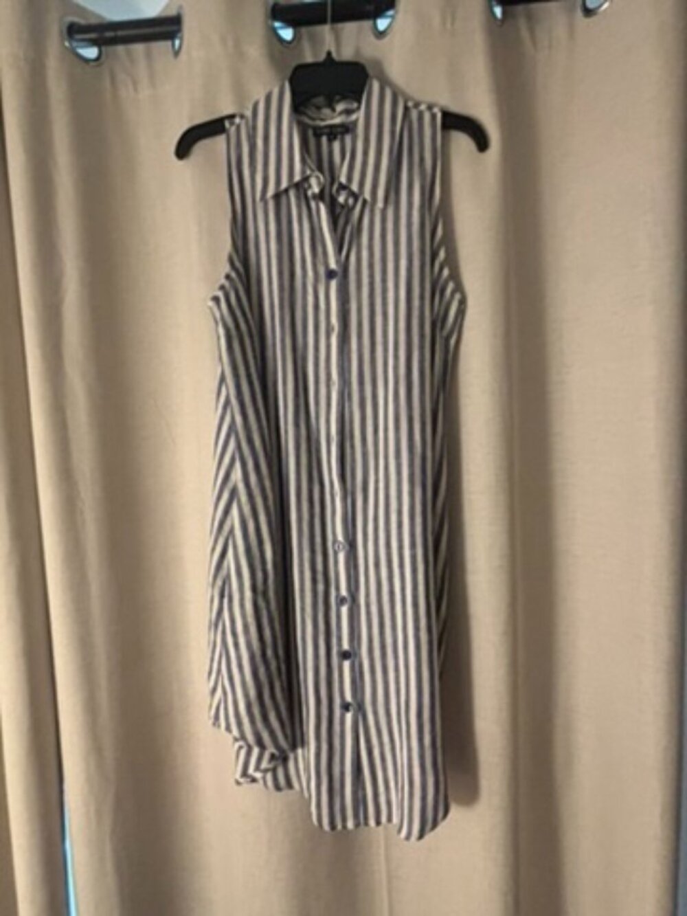 Boho Chic Button Up Stripe Dress
